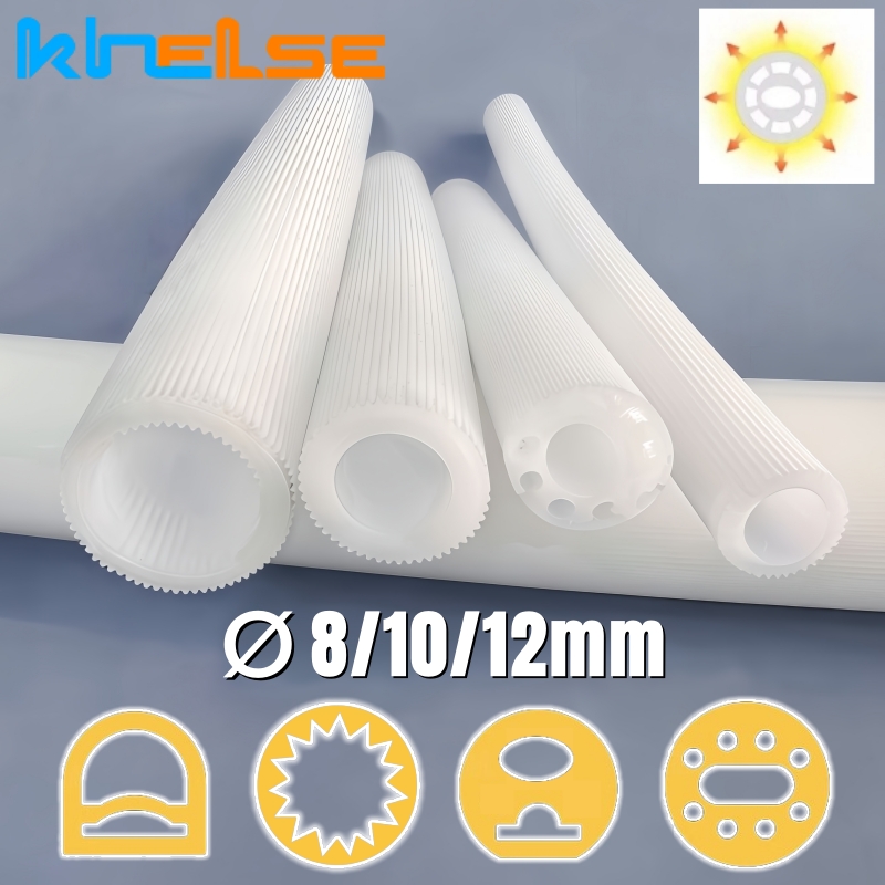 Diffusion Material Roll - 8/10/12 ミリメートルラウンドネオン LED ストリップライト超薄型シリコンチューブディフューザーチャンネル DC12V ワードローブキャビネット棚フレキシブルストリップライト