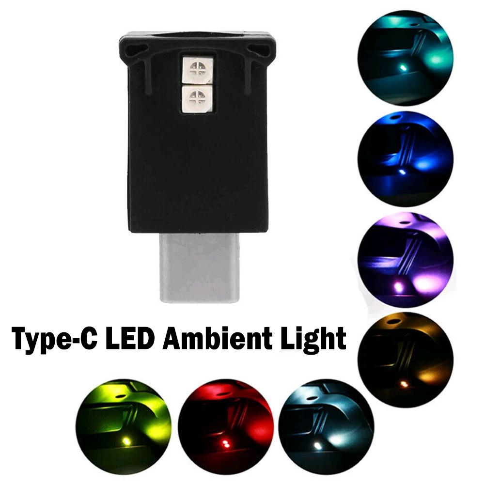 Interior Photography Lighting - 1-10個入り タイプC LEDアンビエントライト 8色 RGB ダイナミックグラデーション