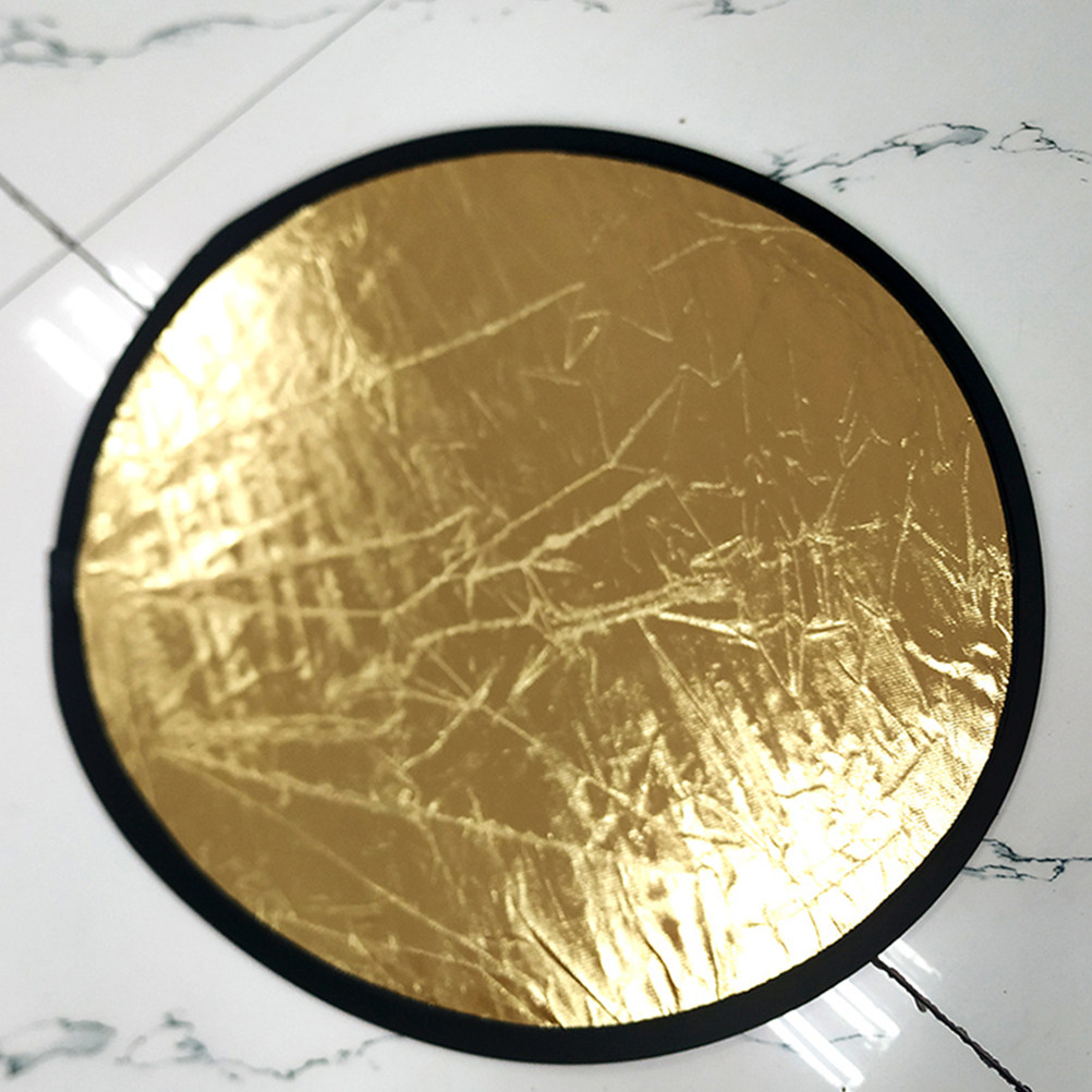 Reflector Disc Silver - 2個セット 2 in 1 撮影用リフレクター ゴールドシルバー