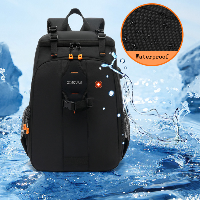 Photography Lighting Bag - 防水トラベルバックパック、ビデオ三脚、DSLRバッグ、大容量写真撮影用カメラショルダーバッグ（ニコン、ペンタックス、キヤノン、ソニー用）