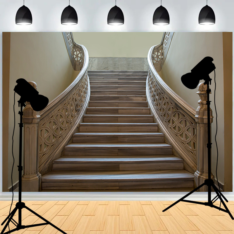Photography Lighting Portrait - 屋内ステージ グラデーショントーン ハローライト 写真撮影背景 ポートレート撮影 しわ防止