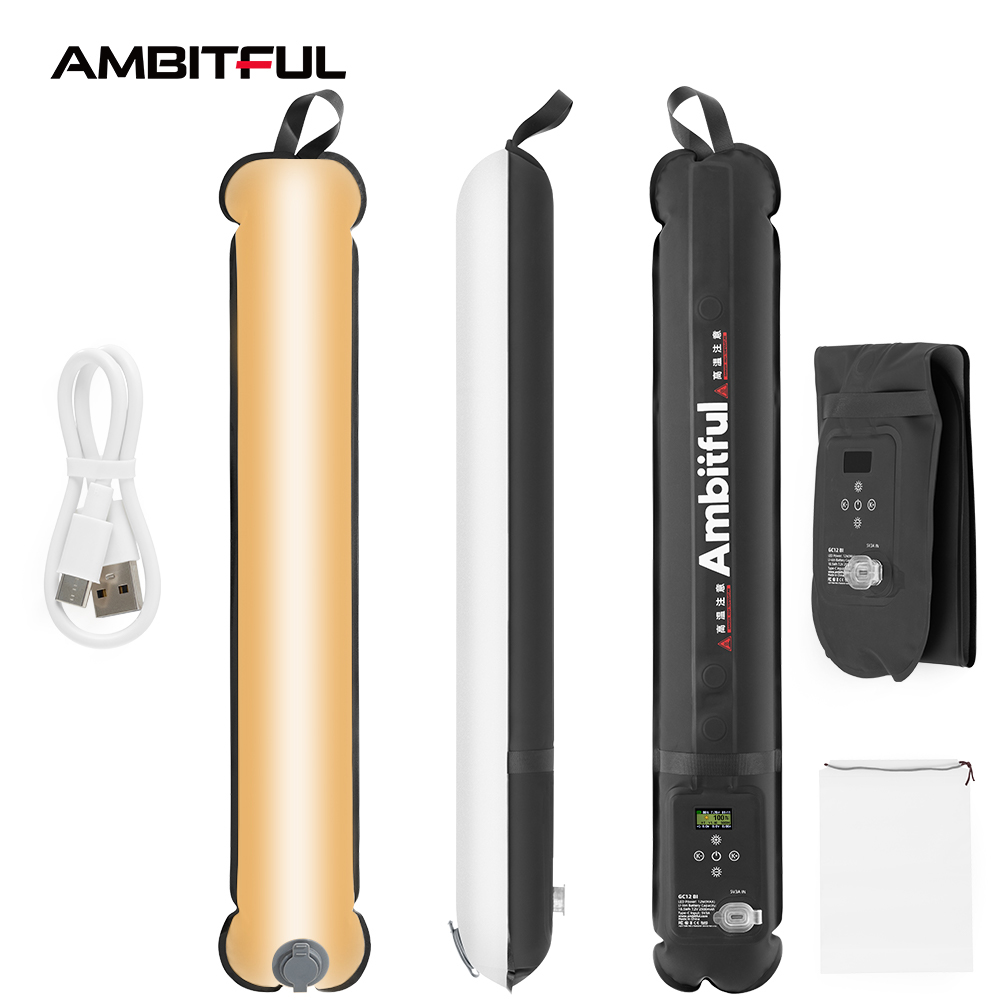 Photography Lighting Styles - Ambitful GC12 ゴールドクロウ 12 柔軟な写真照明エアライト 2700K-6500K
