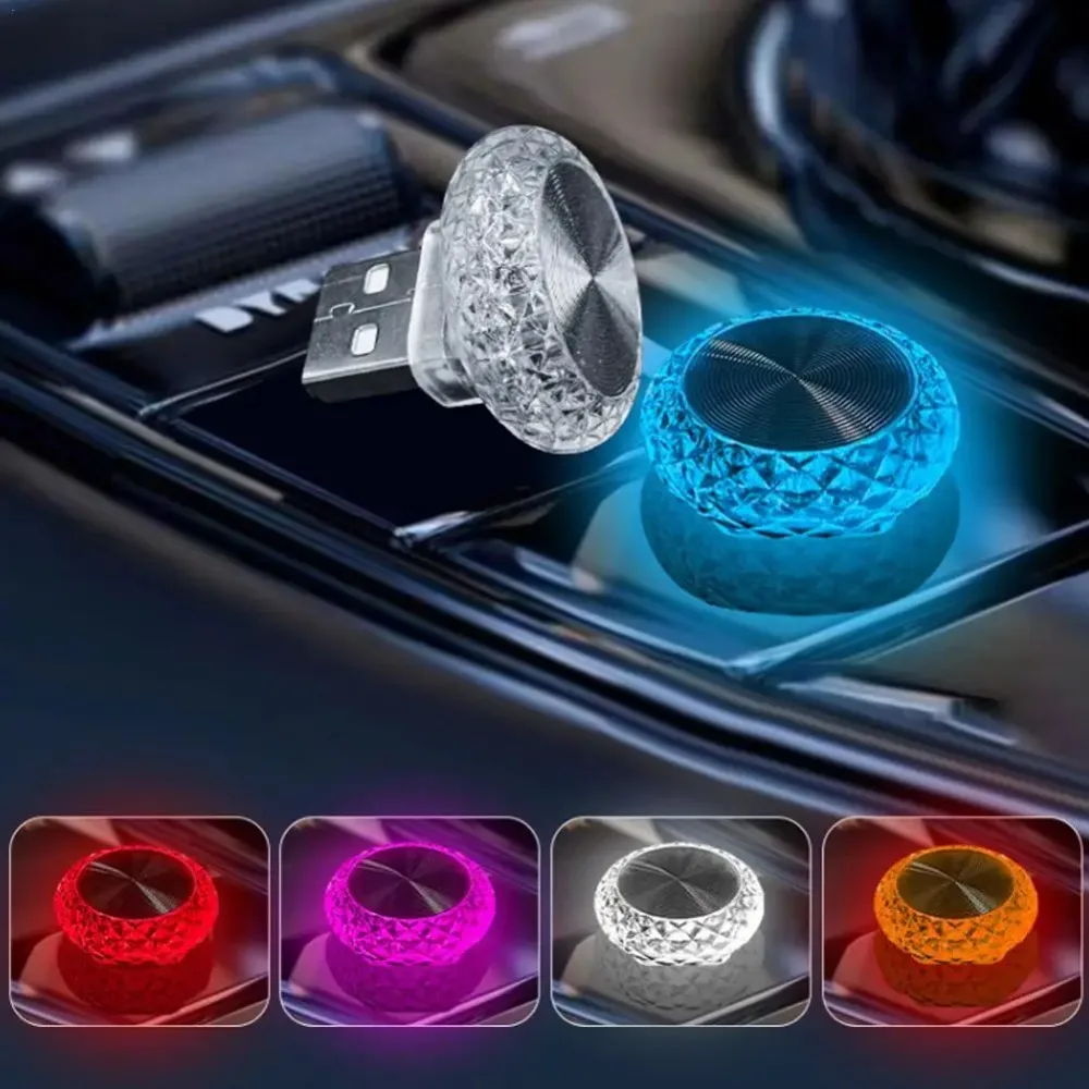Interior Photography Lighting - 新車ミニ LED 装飾 USB アンビエントライトプラグプレイポータブル自動車インテリアライトアンビエントランプ