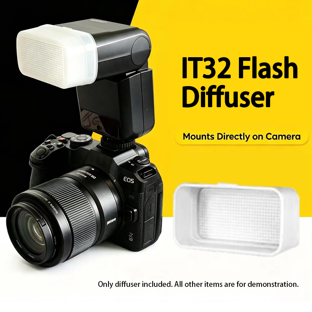 Photography Lighting Diffuser - Godox iT32用フラッシュディフューザーソフトカバー ポータブルライトモディファイアーソフトボックス保護カバー 写真撮影用フラッシュアクセサリー