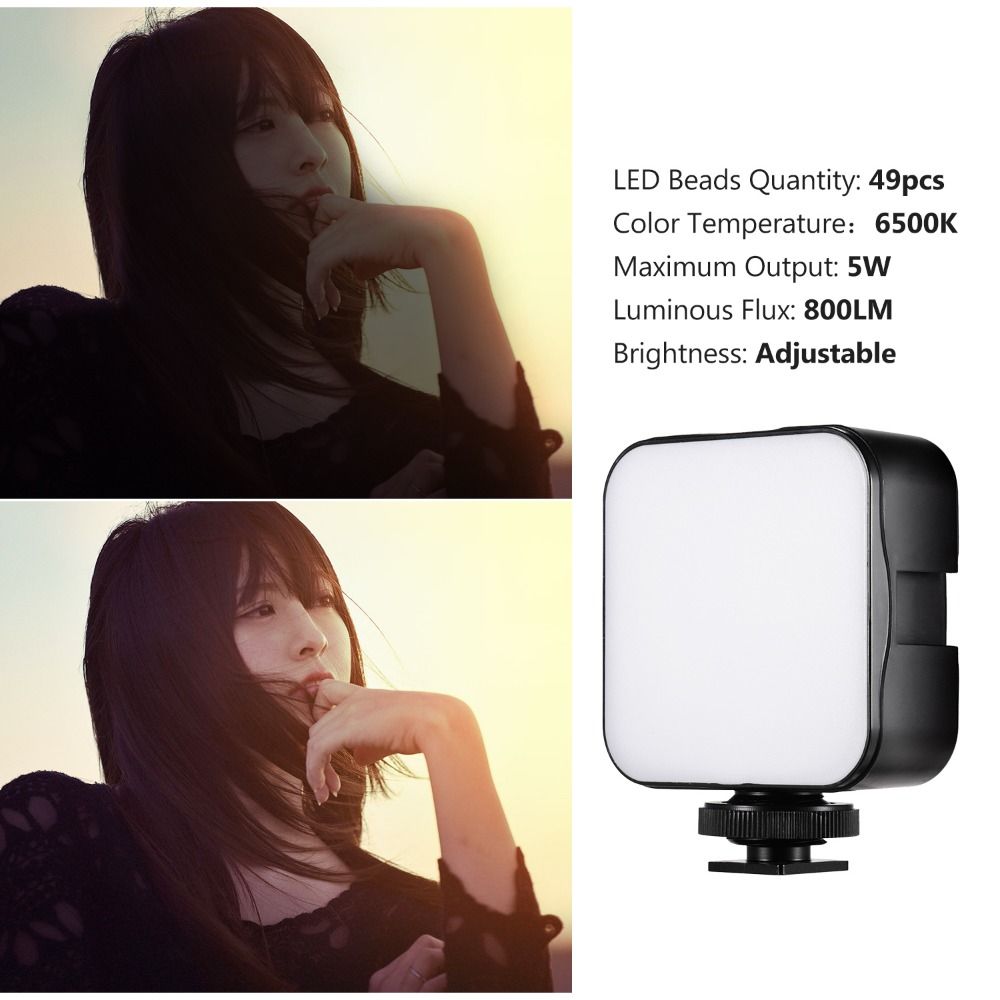 携帯電話用5W写真撮影LEDビデオライト調光可能DSLRカメ - Photography Loop Lighting のレビューと価格
