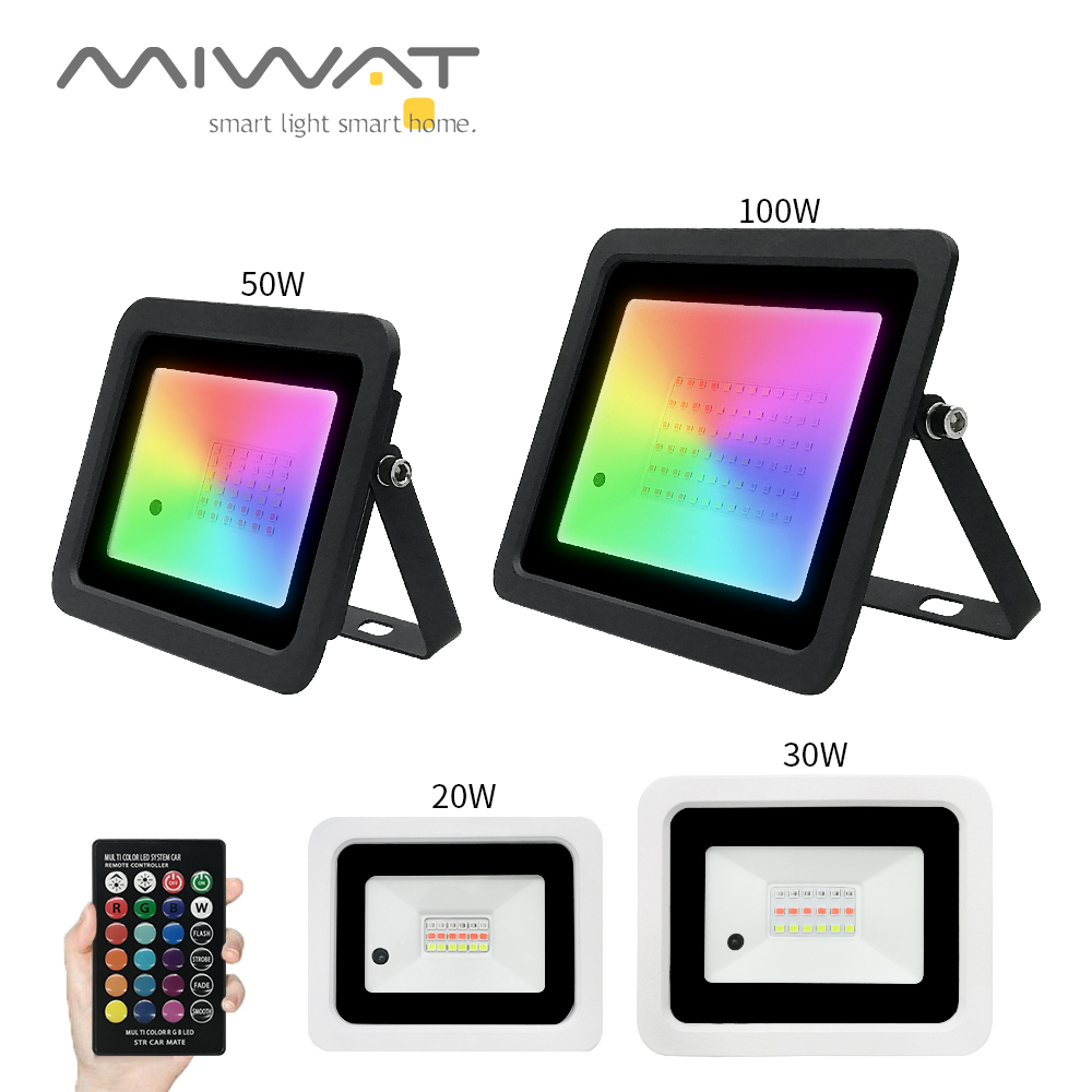 RGB フラッドライト 100 ワット 50 ワット 30  - Photography Lighting Uk のレビューと価格