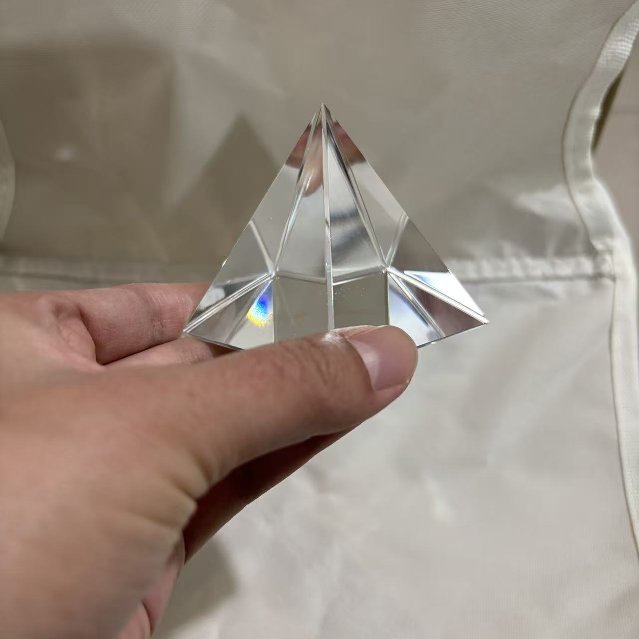 40 ミリメートル/60 ミリメートル四角錐プリズムクリスタ - Lighting Glass Photography のレビューと価格