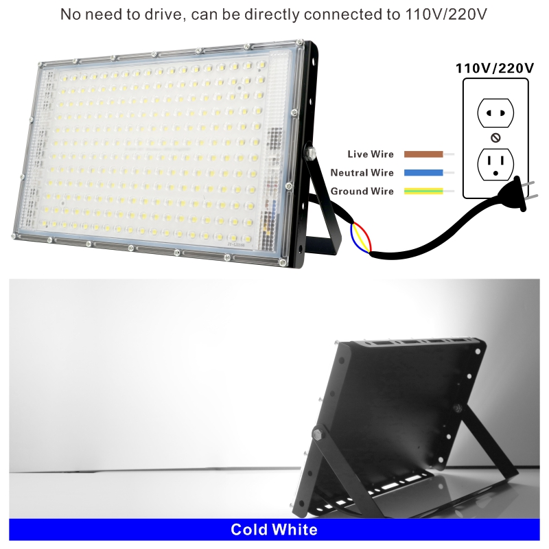 1/2/3個110v 220v ledフラッドライト50ワッ - Photography Lighting Uk のレビューと価格