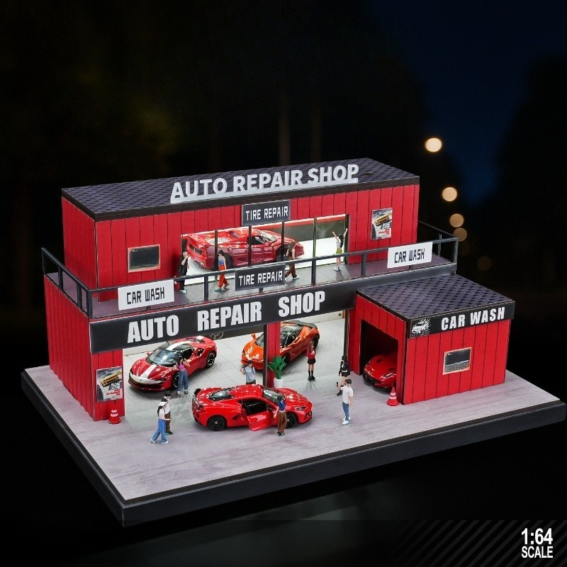 1:64 多層コンテナガレージシミュレーションミニチュア駐車 - Photography Lighting Simulation のレビューと価格
