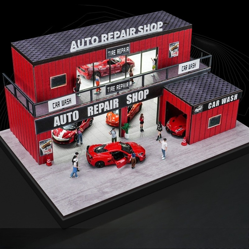 1:64 多層コンテナガレージシミュレーションミニチュア駐車 - Photography Lighting Simulation のレビューと価格