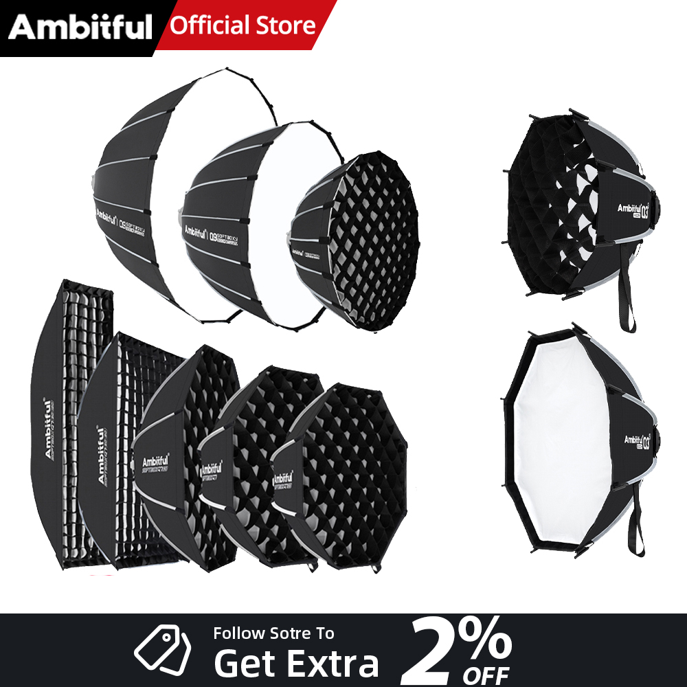 AMBITFUL Q3/Q7/Q9シリーズ クイックリリース - Photography Lighting Diffuser のレビューと価格