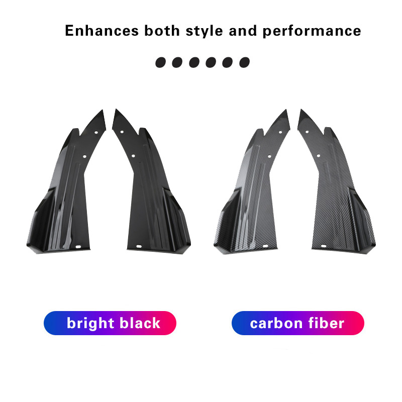 ペアユニバーサル車のリアバンパースポイラーリップカーボンファ - Diffusion Material Roll のレビューと価格