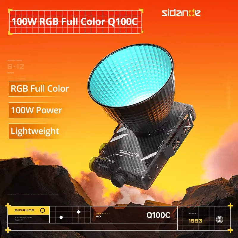 Sidande Q100C Q100Lite 光学100Wハ - Photography Lighting Brands のレビューと価格