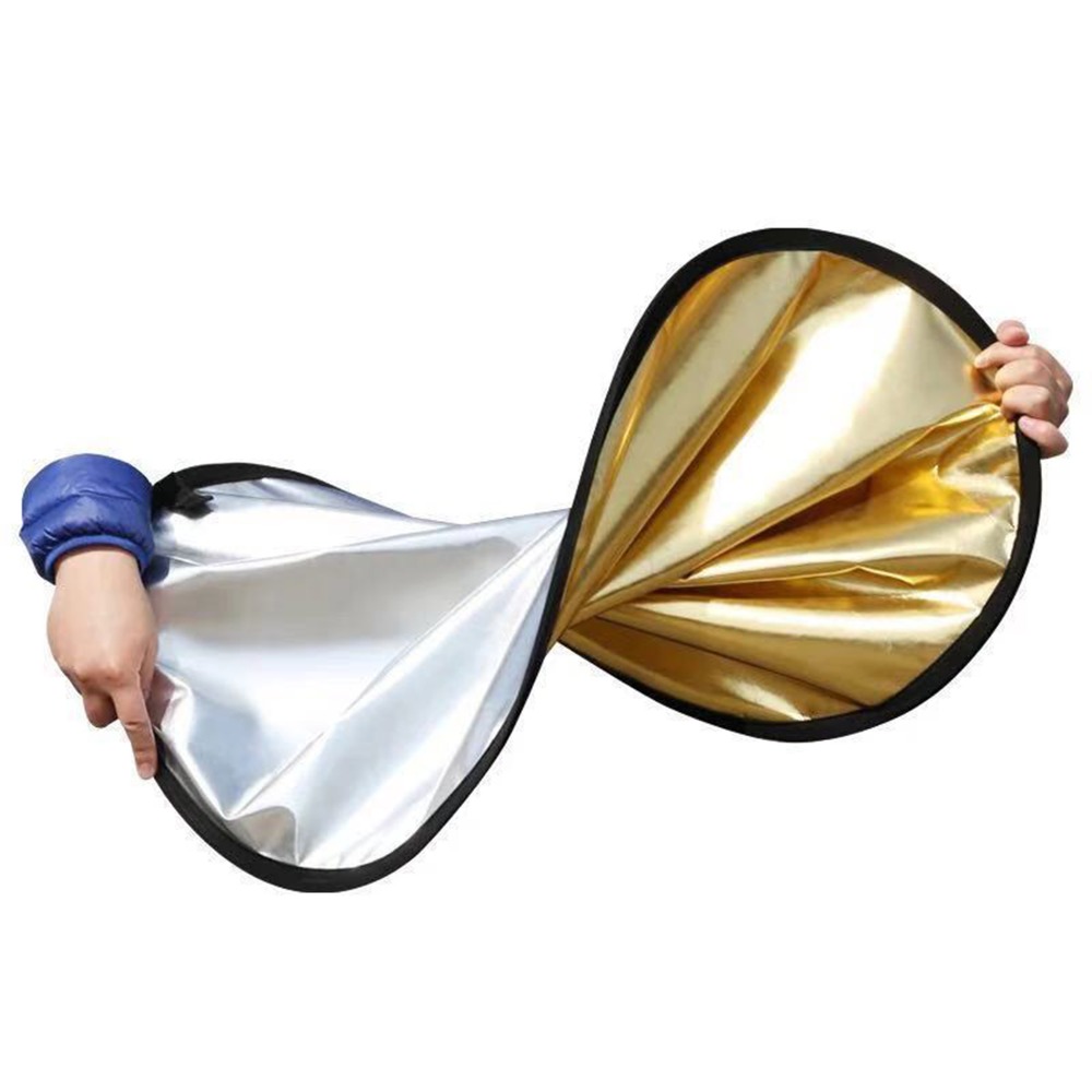 30cm写真撮影用ライトリフレクター 5-in-1キット 丸 - Reflector Disc Silver のレビューと価格