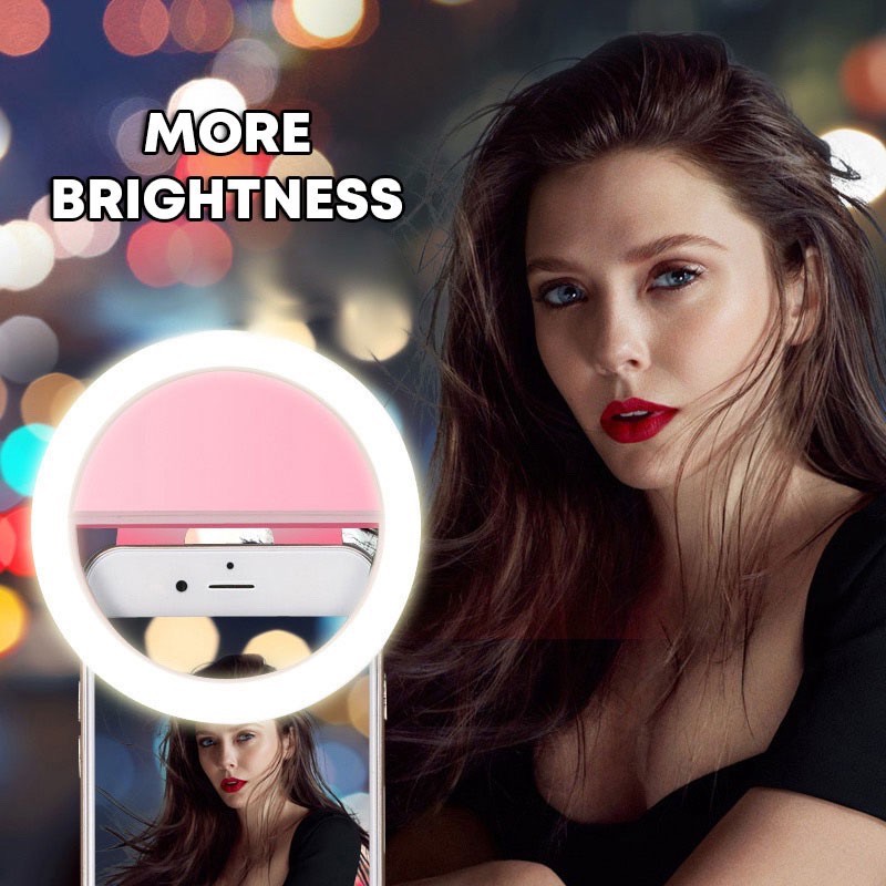 LEDセルフィーリングライト,3レベル調整モード,USB充電 - Photography Lighting Tool のレビューと価格