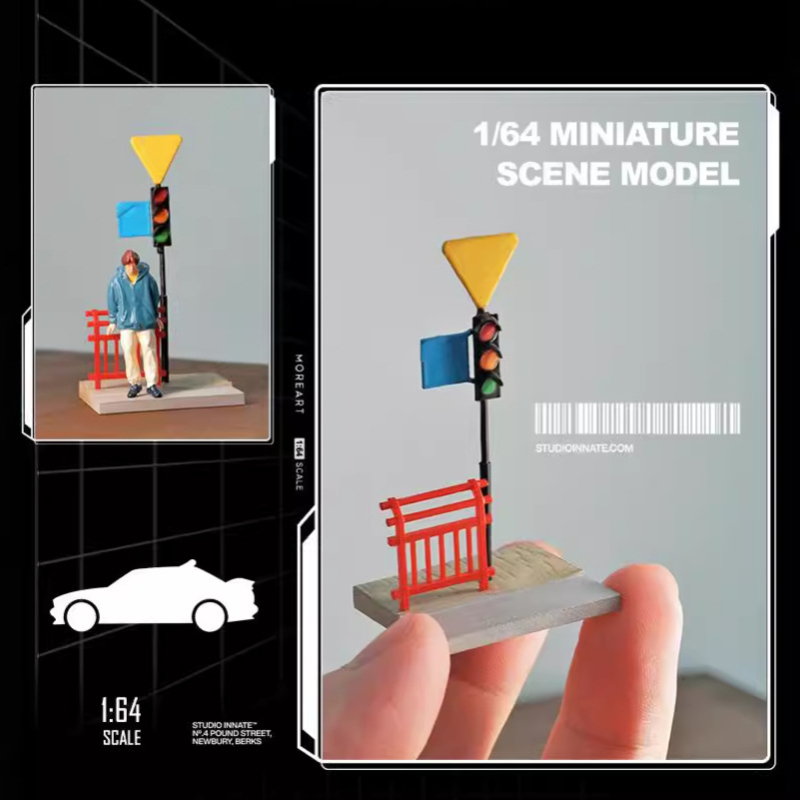 1:64 シミュレーション信号機手すりミニチュアアクションフ - Photography Lighting Simulation のレビューと価格