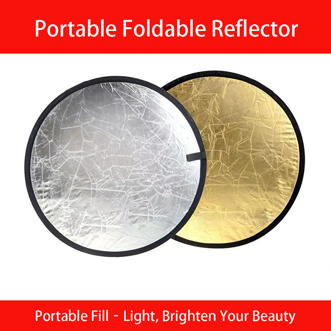 30cm、60cm 丸型両面シルバーホワイトリフレクター 折 - Reflector Disc Silver のレビューと価格
