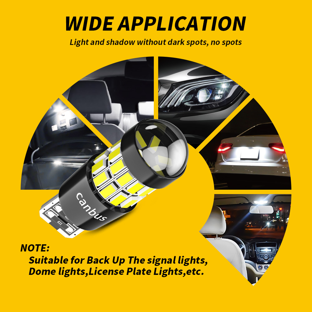 DXZ 2 個 W5W T10 LED 電球レンズ 30SM - Interior Photography Lighting のレビューと価格