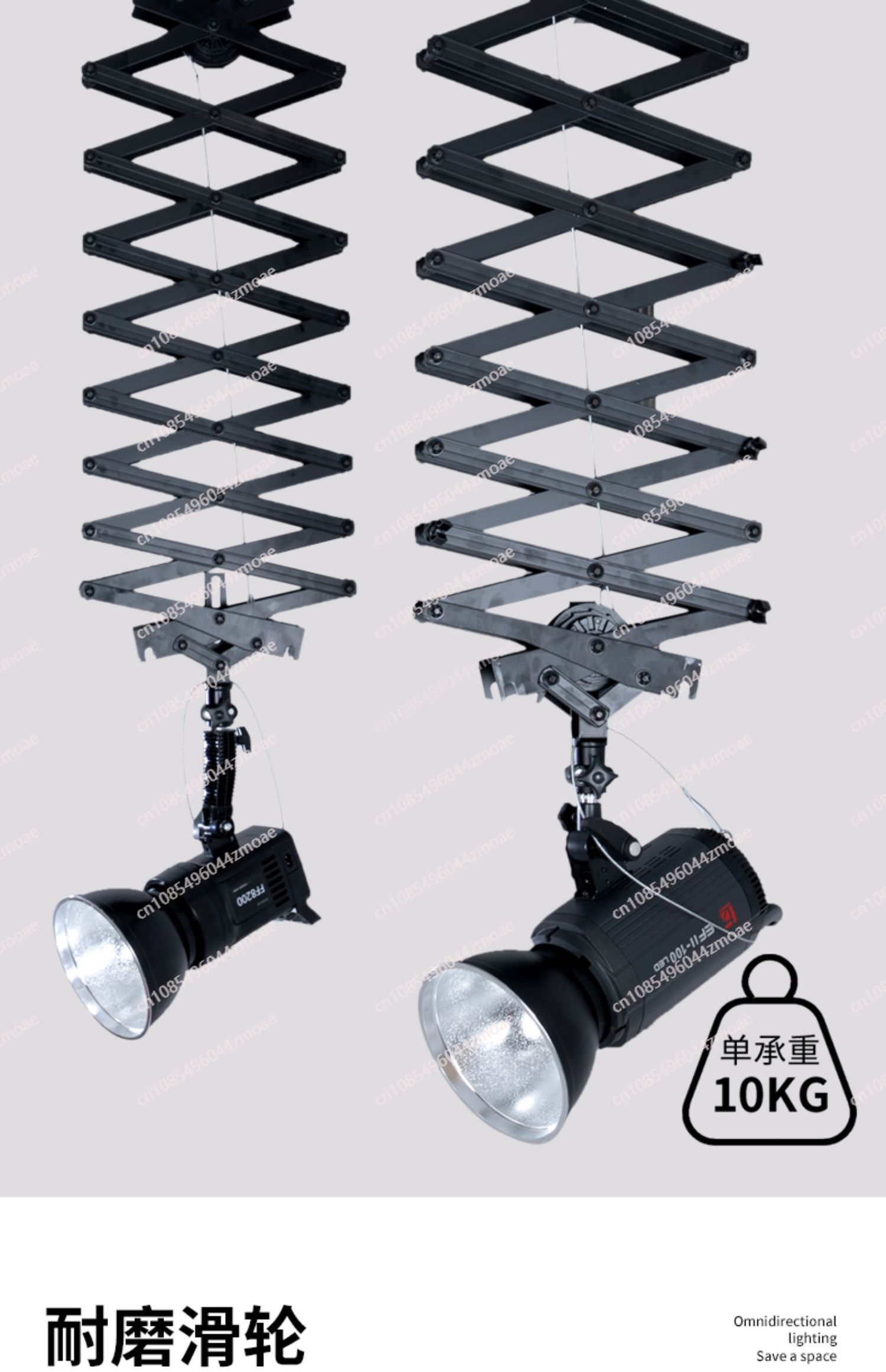 写真ビデオライトボックスライト天井レールと写真撮影機器をサポ - Photography Loop Lighting のレビューと価格