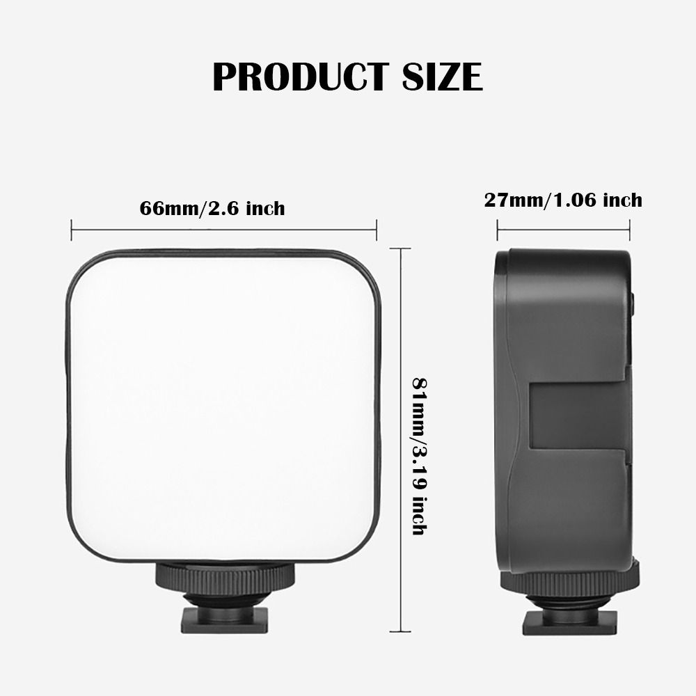 調光可能なフィルインライト USB 充電ホットシューマウント - Photography Lighting Brands のレビューと価格
