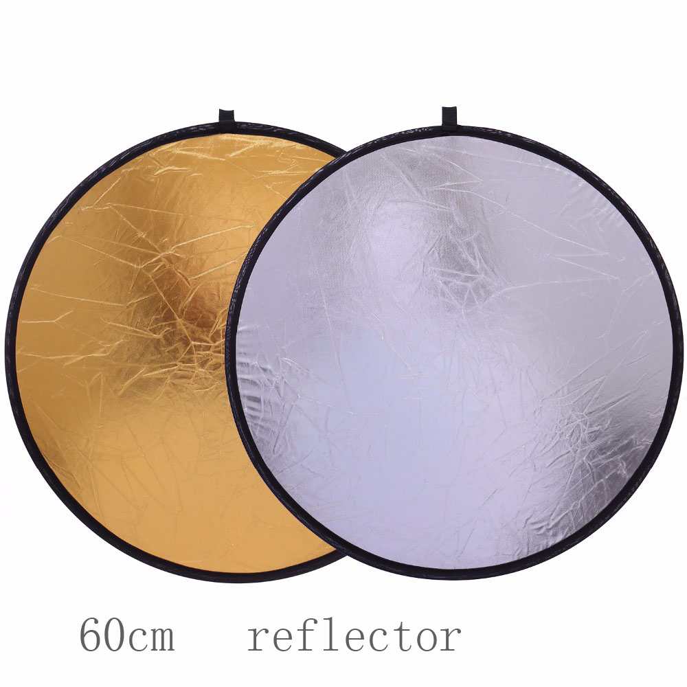 ポータブルマルチ折りたたみ式ディスクライトリフレクター,2  - Reflector Disc Silver のレビューと価格