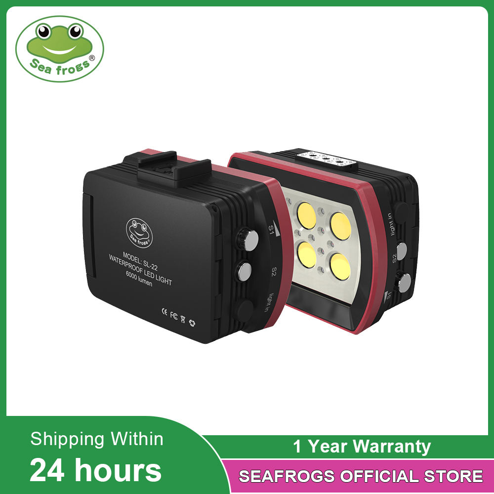 Seafrogs 40 メートル防水 LED ライト 600 - Photography Lighting Brands のレビューと価格