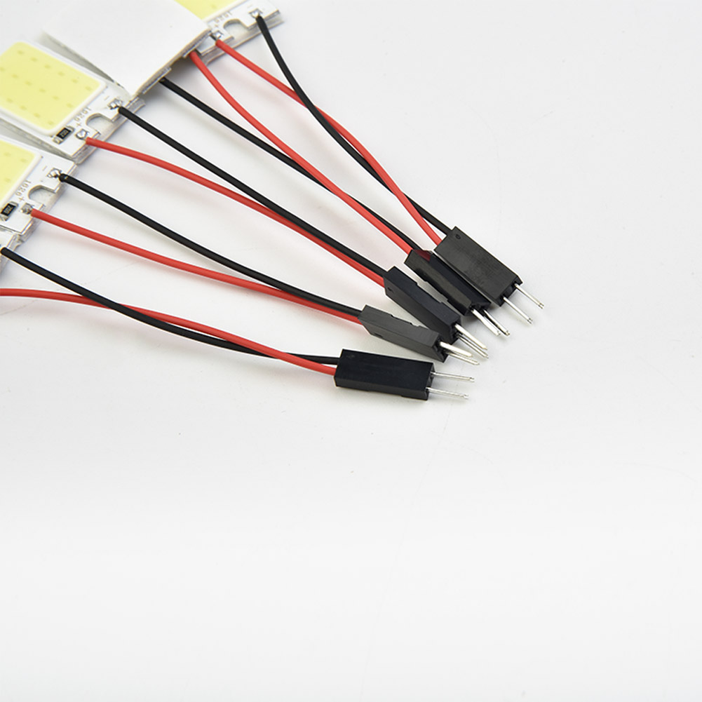 5 個ホワイト COB 18 LED チップパネル車内ドーム - Interior Photography Lighting のレビューと価格