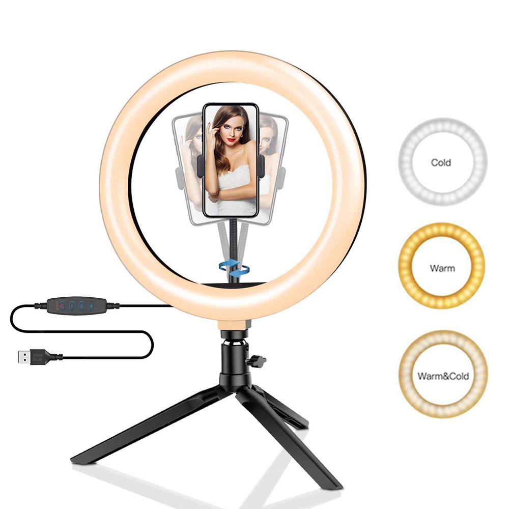 26 センチメートル 10 インチ Led リング Self - Photography Lighting Tool のレビューと価格