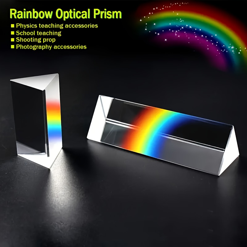 教育用ガラス分光屈折プリズム、光の物理学教育および写真撮影ツ - Lighting Glass Photography のレビューと価格