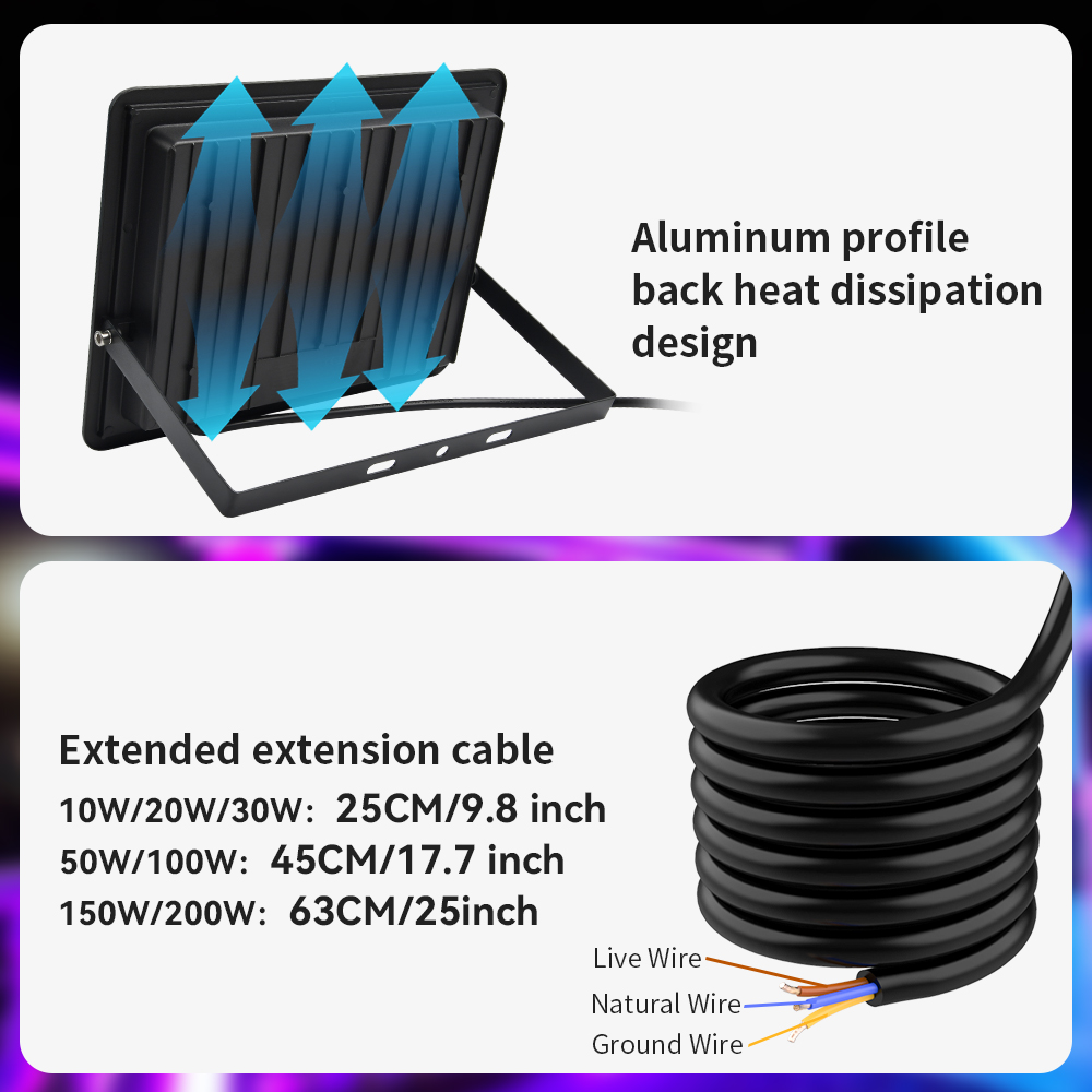 RGB投光器 100W 50W 30W 20W RGBリフレ - Photography Lighting Uk のレビューと価格