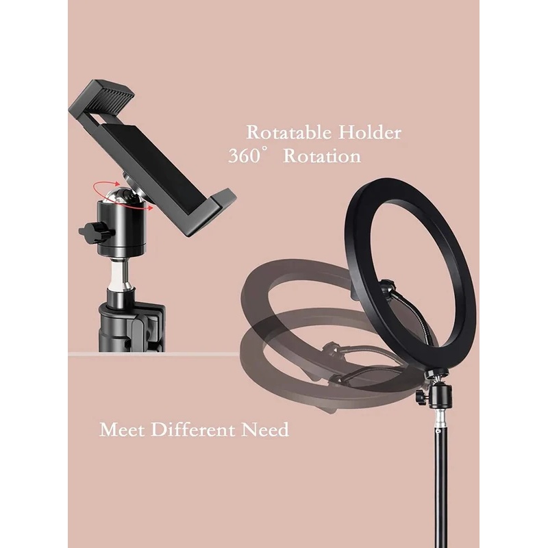Desiontal 26cmリングライト、三脚スタンド付き、 - Photography Lighting Styles のレビューと価格