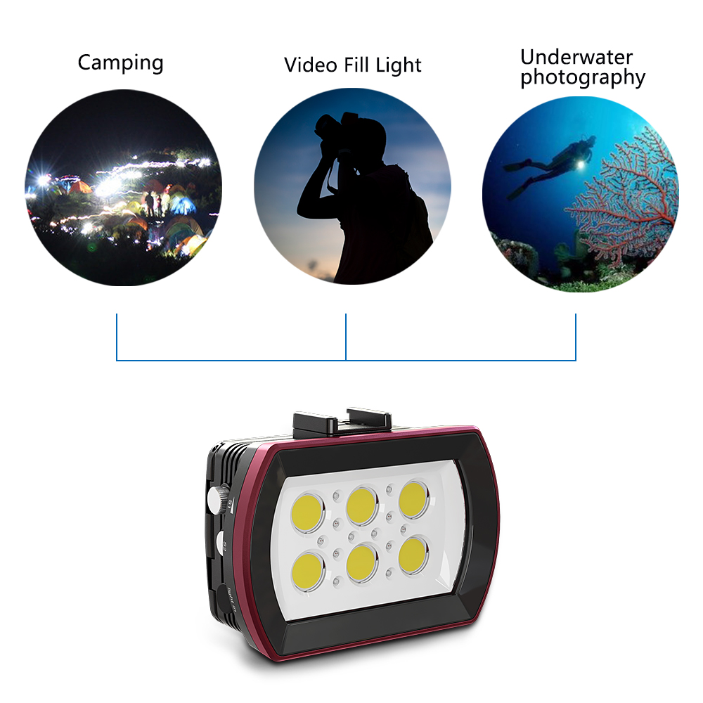 写真撮影 SL-22 LED ダイビングライト水中フィルイン - Photography Lighting Brands のレビューと価格
