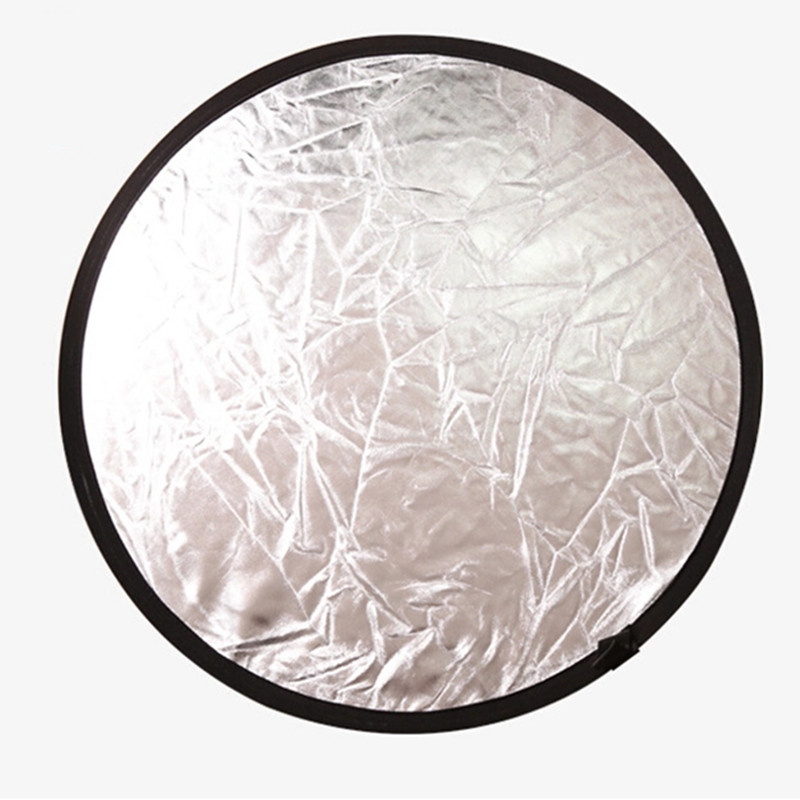32インチ/80cm 2in1 ゴールドとシルバーのハンドヘ - Reflector Disc Silver のレビューと価格