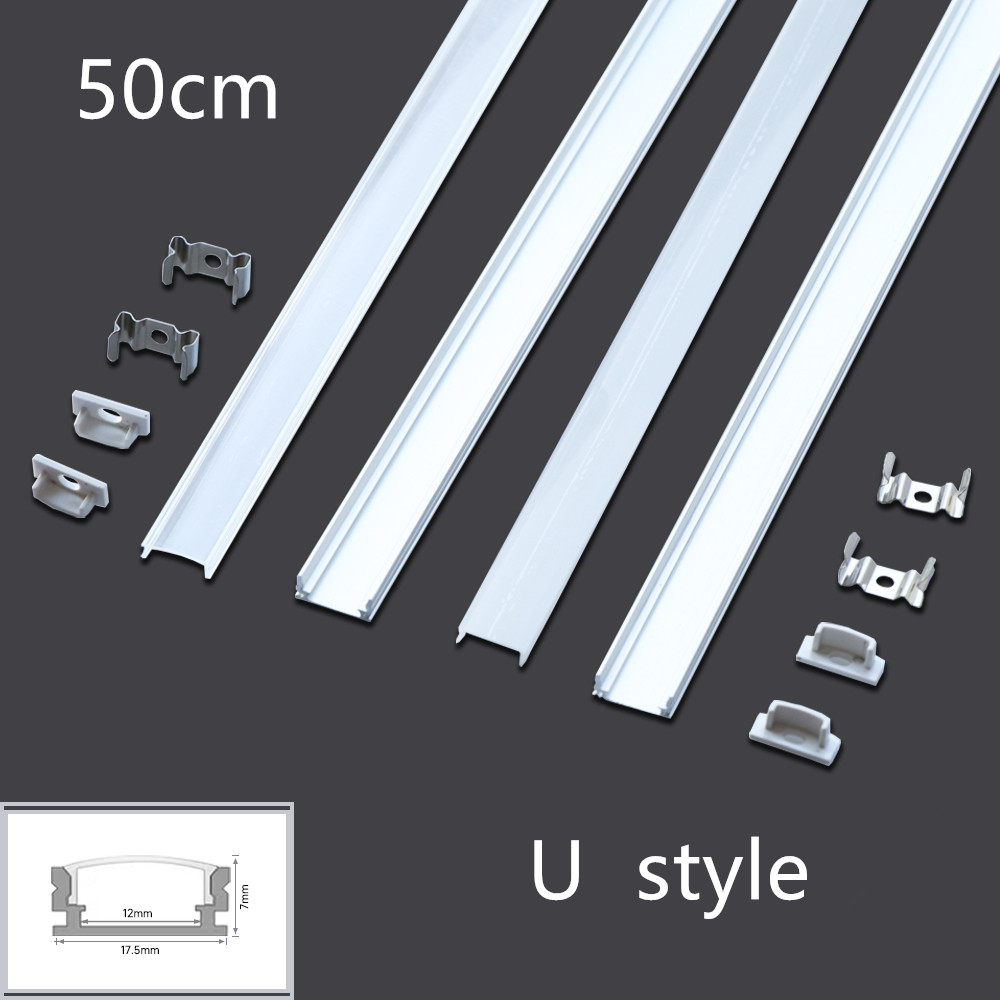 LED 50cm アルミニウムチャンネル LED ストリップ - Diffusion Material Roll のレビューと価格