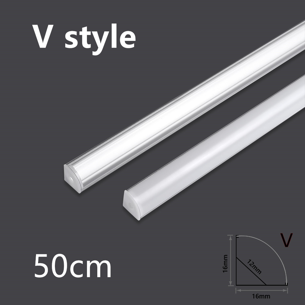 LED 50cm アルミニウムチャンネル LED ストリップ - Diffusion Material Roll のレビューと価格