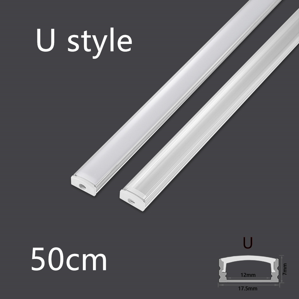 LED 50cm アルミニウムチャンネル LED ストリップ - Diffusion Material Roll のレビューと価格