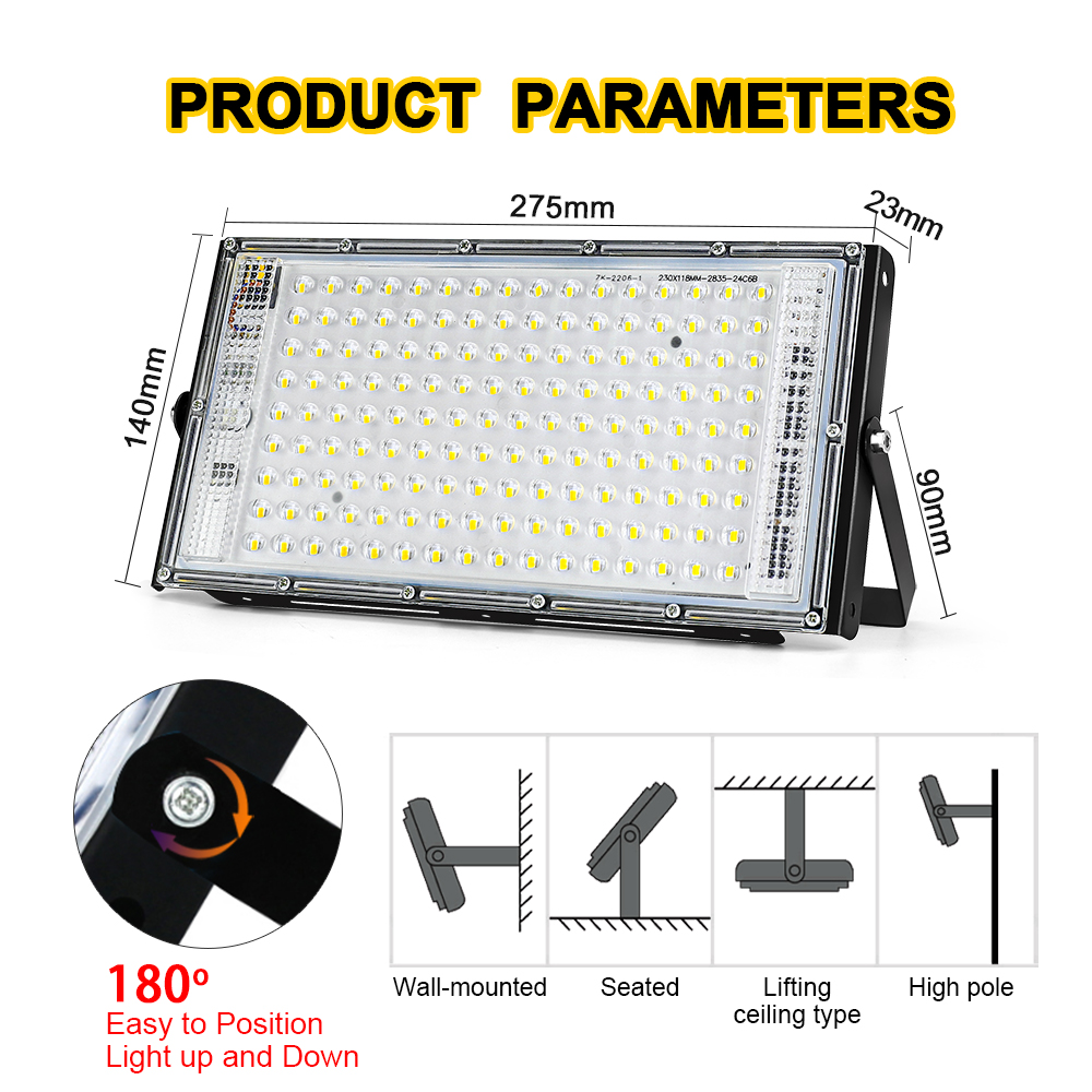50 ワット 100 ワット 150 ワット Led フラッ - Photography Lighting Uk のレビューと価格