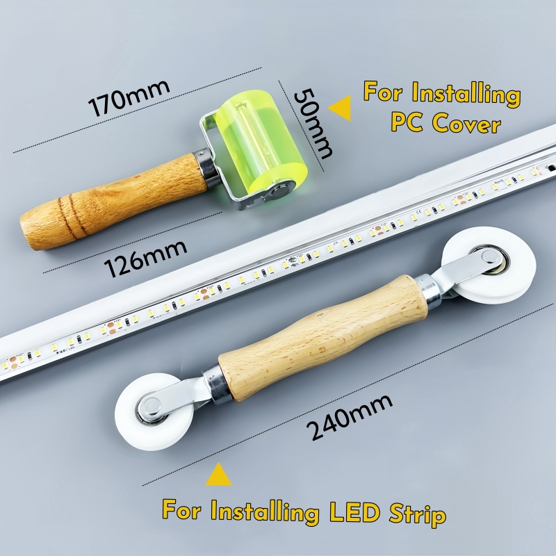 プレスエッジハンドルローラー LED ストリップライト取り付 - Diffusion Material Roll のレビューと価格