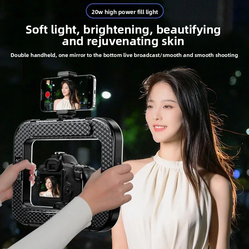 ポータブルハンドヘルドリングLEDライト 新型ウサギケージ照 - Photography Lighting Tool のレビューと価格