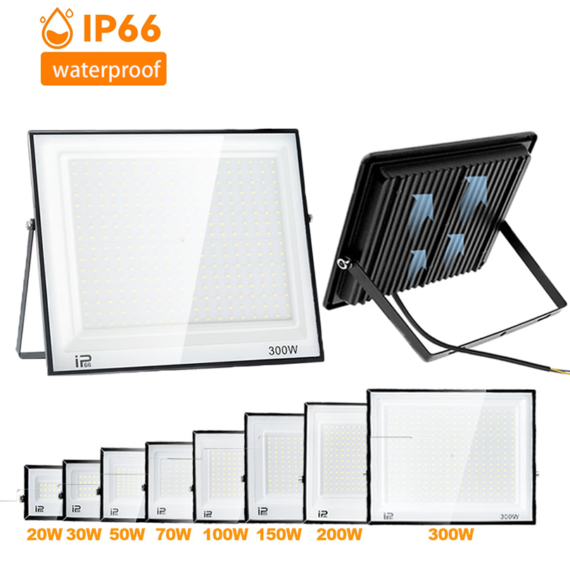 Led フラッドライト IP66 防水 100 ワット 20 - Photography Lighting Uk のレビューと価格