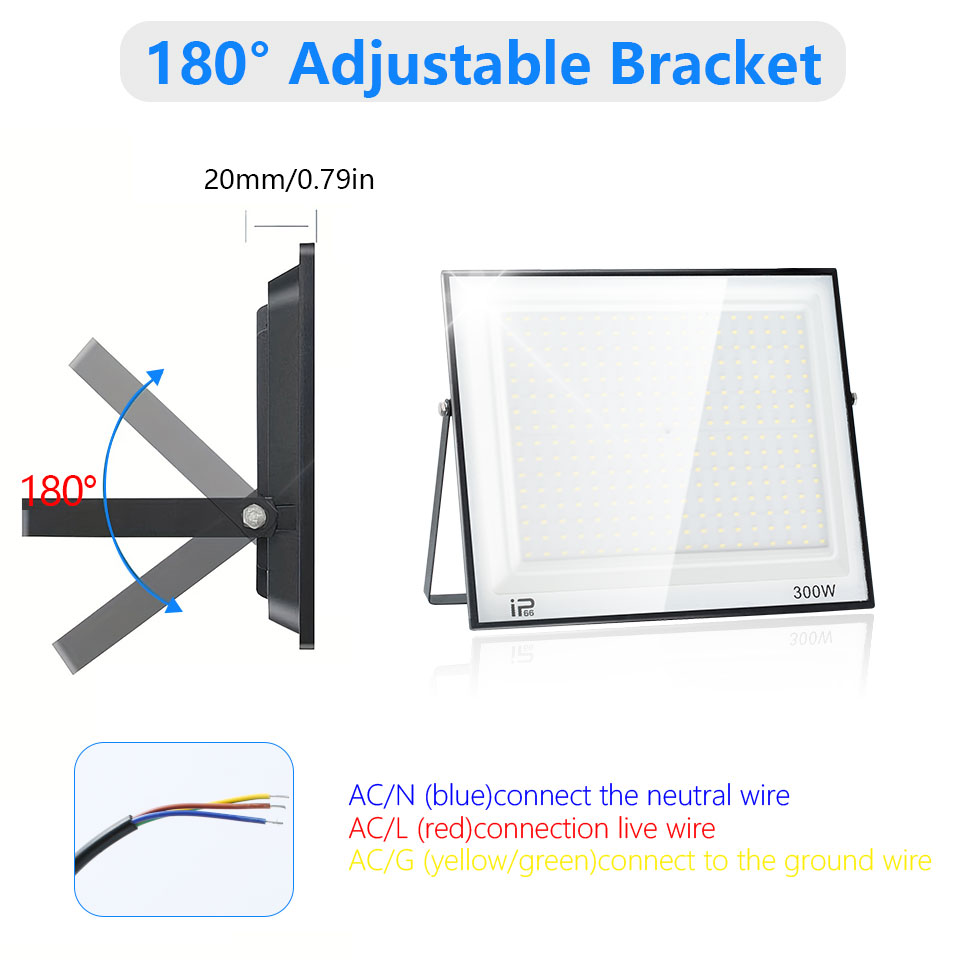 Led フラッドライト IP66 防水 100 ワット 20 - Photography Lighting Uk のレビューと価格