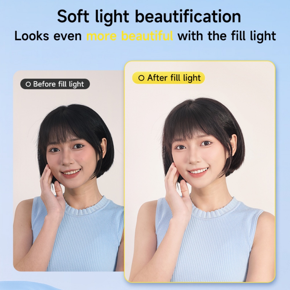 D7 ポータブルマカロンカラー携帯電話ライト写真とビデオスプ - Photography Lighting Styles のレビューと価格