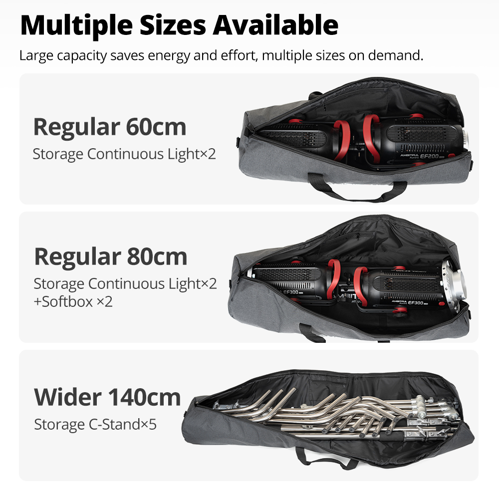 Ambitfulカメラ一脚三脚キャリングバッグケース、ポータ - Photography Lighting Bag のレビューと価格