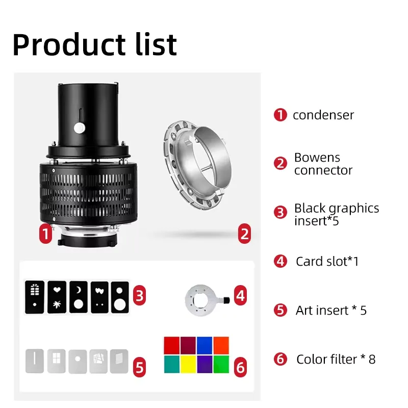 ボーエンズマウントビデオ光学スヌート写真撮影ライト円錐キット - Photography Lighting Brands のレビューと価格